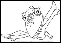 How to Draw Tiny Pteranodon from Dinosaur Train