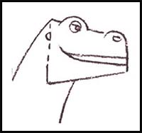 How to Draw an Iguanodon