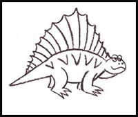 How to Draw a Dimetrodon