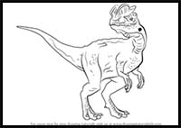 How to Draw a Dilophosaurus