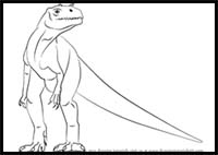 How to Draw an Allosaurus