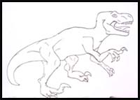 How to Draw a Dinosaur