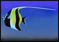 How to Draw a Moorish Idol