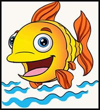 How to Draw a Cartoon Fish