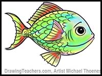 How to Draw a Cartoon Fish