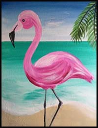 How to Draw a Flamingo