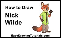 How to Draw Nick Wilde from Zootopia