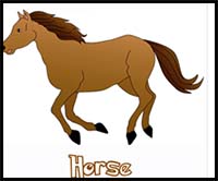 How to Draw a Horse Easy Step by Step