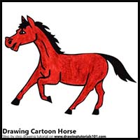 How to Draw a Cartoon Horse