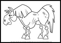 How to Draw Horse from Total Drama