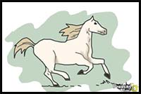 How to Draw a Horse Running