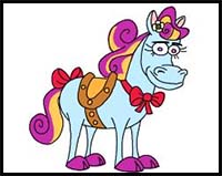 How to Draw Twinkle The Marvel Horse