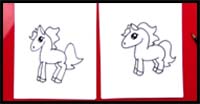 How to Draw a Cartoon Horse