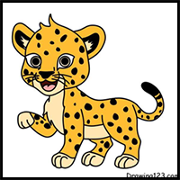 Cheetah Drawing
