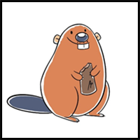 How to Draw a Beaver