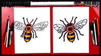 How to Draw a Realistic Bee