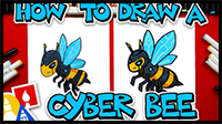 How to Draw a Cyber Bee