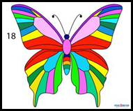 How to Draw a Butterfly