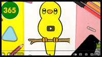 How to Draw a Cute Canary Kawaii