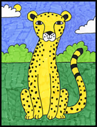 How to Draw a Cheetah