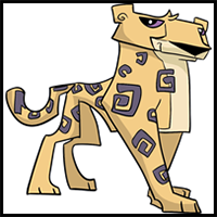 Learn easy to draw Cheetah