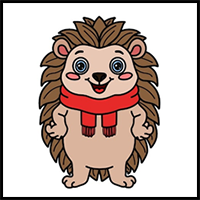 Hedgehog Drawing