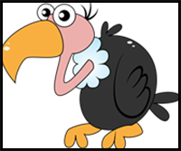 Learn How to Draw a Vulture Step by Step for Newbies