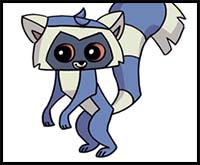 How to Draw Animal Jam Lemur