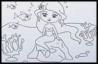 How to Draw a Mermaid