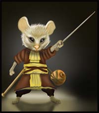 How to Draw the Dormouse from Alice in Wonderland