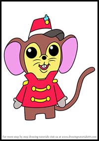 How to Draw Kawaii Timothy Q. Mouse from Dumbo