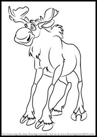 How to Draw Rutt from Brother Bear