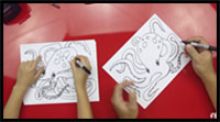 how to draw an octopus