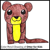 How to Draw an Otter for Kids