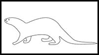 How to Draw an Otter