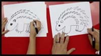How to Draw a Porcupine