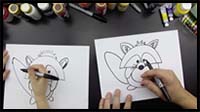 How to Draw a Raccoon
