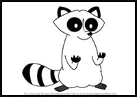 How to Draw Raccoon from Steven Universe