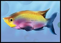 How to Draw a Rainbow Fish