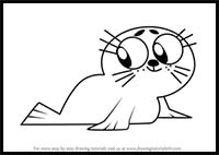 How to Draw Baby Seal from Total Drama