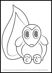 How to Draw Bradley the Skunk from Kids Next Door