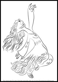 How to Draw Brooke from Ice Age