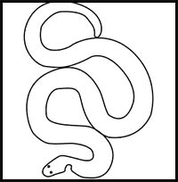 How to Draw a Dumeril’s Kukri Snake