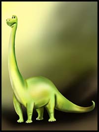 How to Draw Momma Ida from The Good Dinosaur