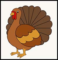 How to Draw a Turkey – Really Easy Drawing Tutorial