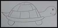 How to Draw: EASY Turtle