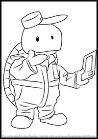 How to Draw George from The Koala Brothers