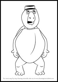 How to Draw Gramps from The Rescuers