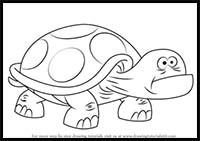 How to Draw Dumb Turtle from Uncle Grandpa