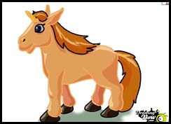 How to Draw a Cartoon Unicorn